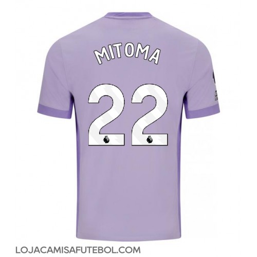Camisa de Futebol Brighton Kaoru Mitoma #22 Equipamento Secundário 2025-26 Manga Curta